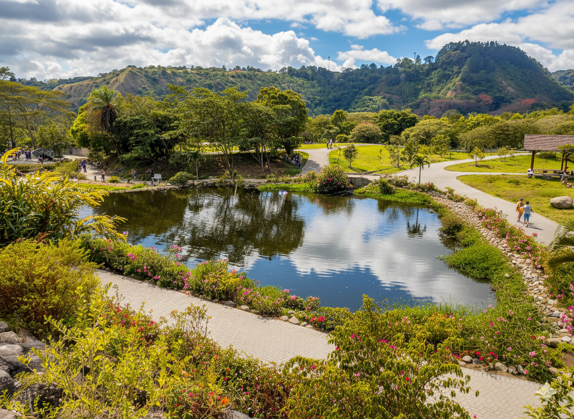 Parque Biblioteca Boquete - Beautiful ecological park with native flora and fauna